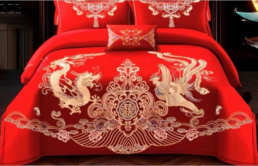 Chinese Wedding Bed Set