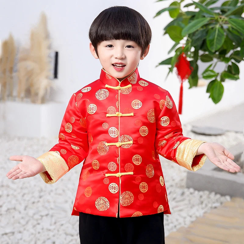 Boy Chinese new years outfit