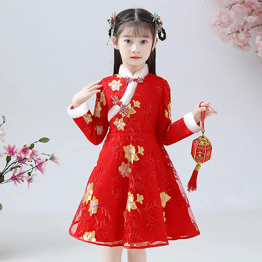 GIrls Chinese new years outfit